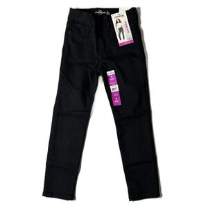 Jordache Black Skinny Jeans stretch child size 6 NWT‎
